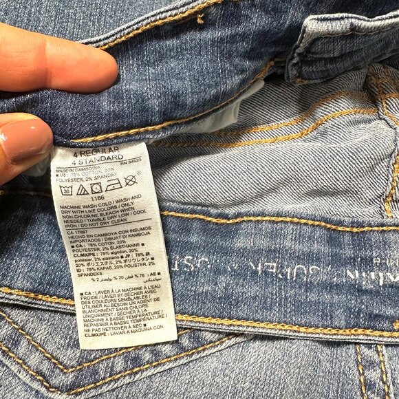 Old Navy Skinny Blue Jeans Size 4 - Picture 5 of 5